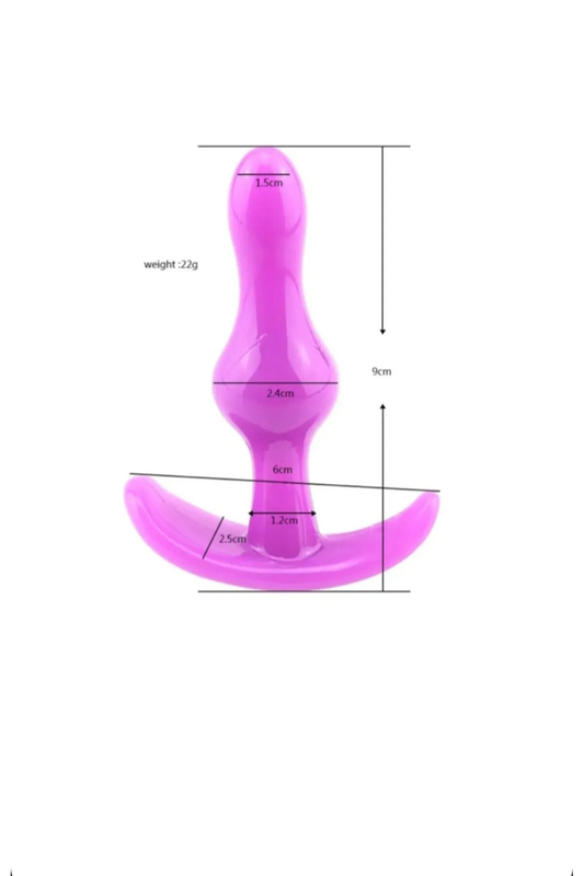 CasalovaX Plug Anal Tıkaç Mor Vajina Mastürbatör Fantezi Penis Işlevi